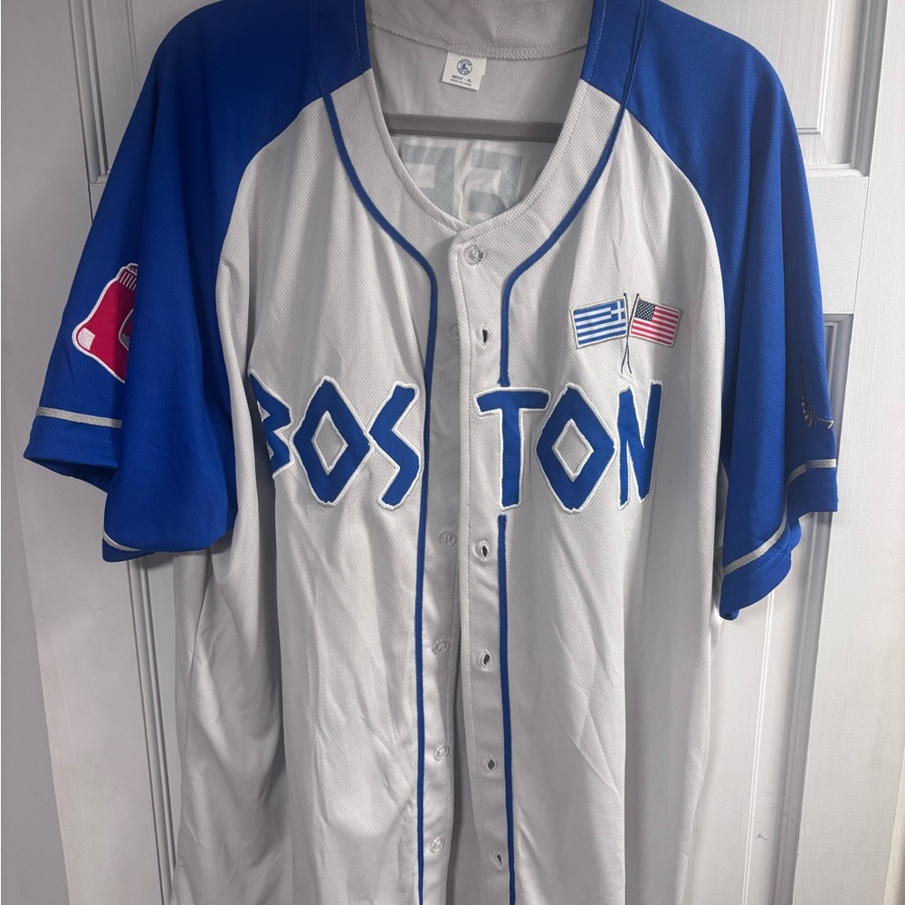Greek night Boston Red Sox Jersey
